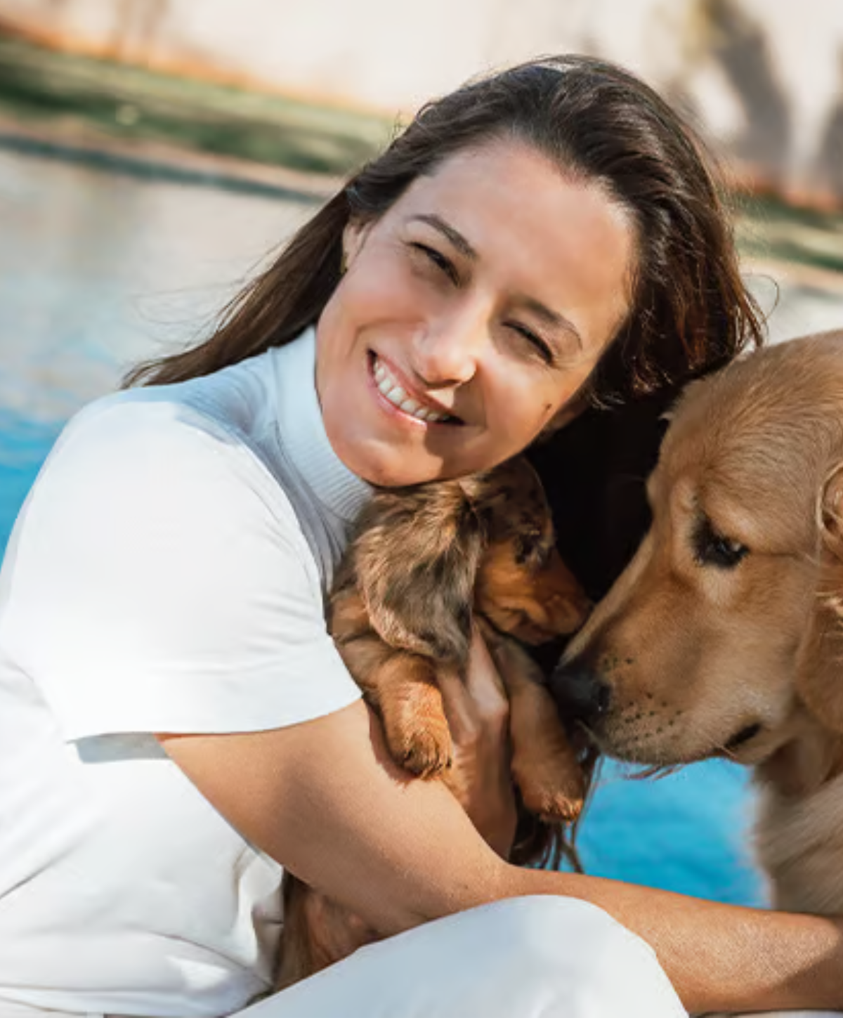 Dra. Talita Nader com cães